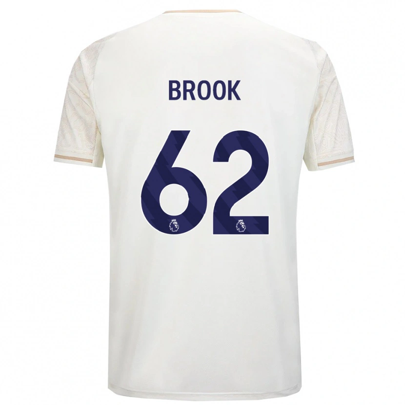 Danxen Heren Will Brook #62 Gebroken Wit Zwart Uitshirt Uittenue 2025/26 T-Shirt