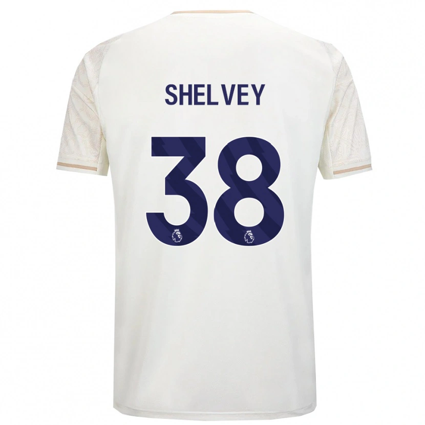 Danxen Heren George Shelvey #38 Gebroken Wit Zwart Uitshirt Uittenue 2025/26 T-Shirt