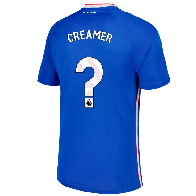 Danxen Heren Ben Creamer #0 Blauw Wit Uitshirt Uittenue 2025/26 T-Shirt