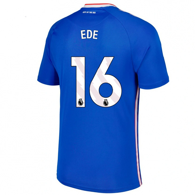 Danxen Heren Grace Ede #16 Blauw Wit Uitshirt Uittenue 2025/26 T-Shirt