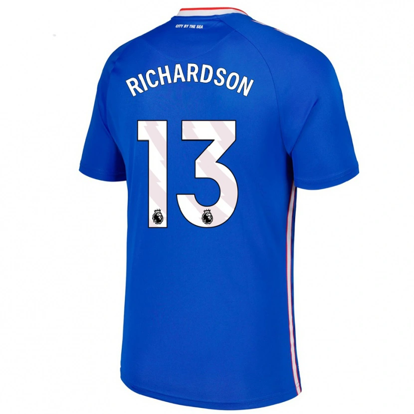 Danxen Heren Adam Richardson #13 Blauw Wit Uitshirt Uittenue 2025/26 T-Shirt