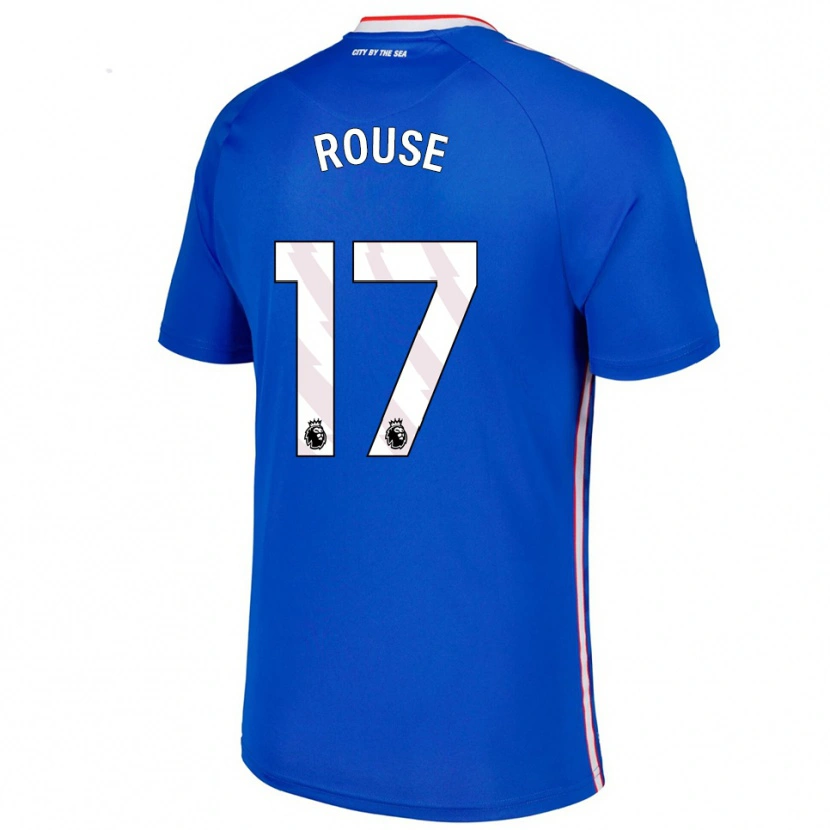 Danxen Heren Mollie Rouse #17 Blauw Wit Uitshirt Uittenue 2025/26 T-Shirt
