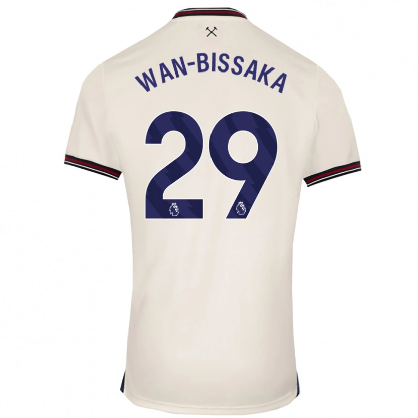 Danxen Heren Aaron Wan-Bissaka #29 Gebroken Wit Uitshirt Uittenue 2025/26 T-Shirt