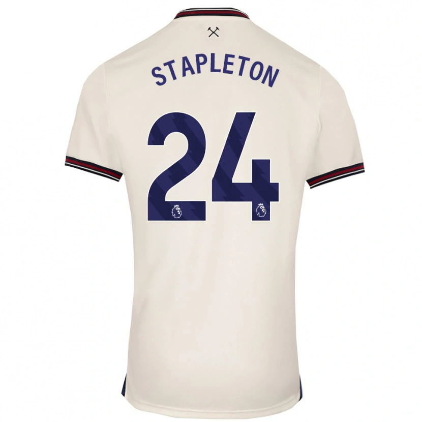 Danxen Heren Jessie Stapleton #24 Gebroken Wit Uitshirt Uittenue 2025/26 T-Shirt