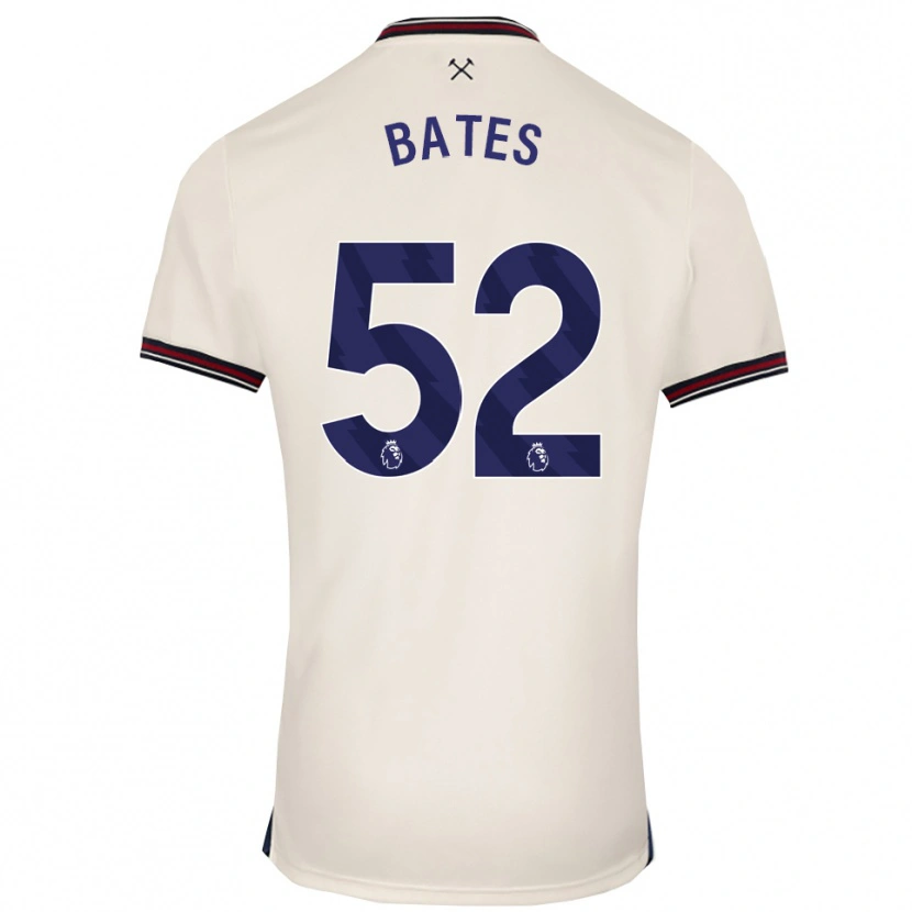 Danxen Heren Billy Bates #52 Gebroken Wit Uitshirt Uittenue 2025/26 T-Shirt
