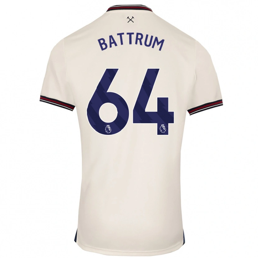 Danxen Heren Ryan Battrum #64 Gebroken Wit Uitshirt Uittenue 2025/26 T-Shirt