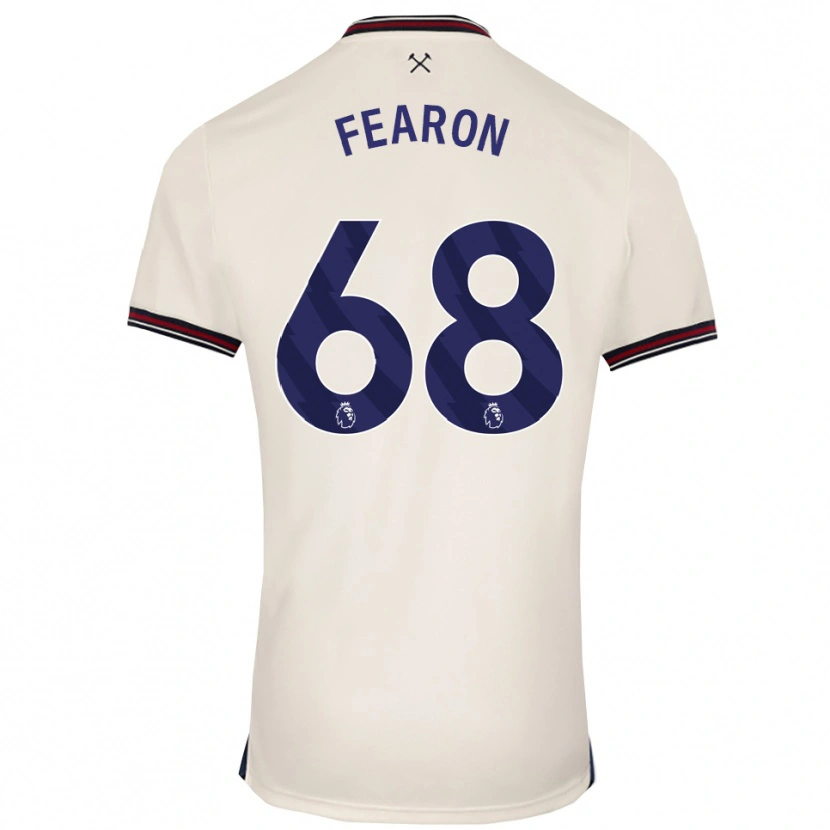 Danxen Heren Preston Fearon #68 Gebroken Wit Uitshirt Uittenue 2025/26 T-Shirt