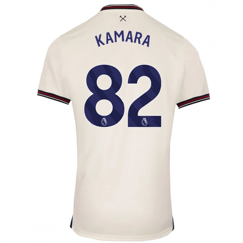 Danxen Heren Aaron Kamara #82 Gebroken Wit Uitshirt Uittenue 2025/26 T-Shirt