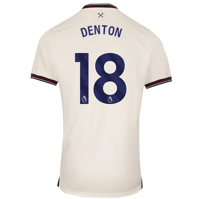 Danxen Heren Anouk Denton #18 Gebroken Wit Uitshirt Uittenue 2025/26 T-Shirt