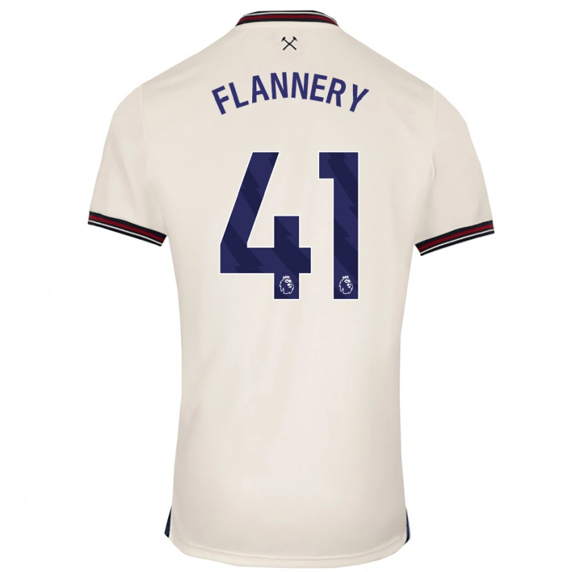 Danxen Heren Keira Flannery #41 Gebroken Wit Uitshirt Uittenue 2025/26 T-Shirt