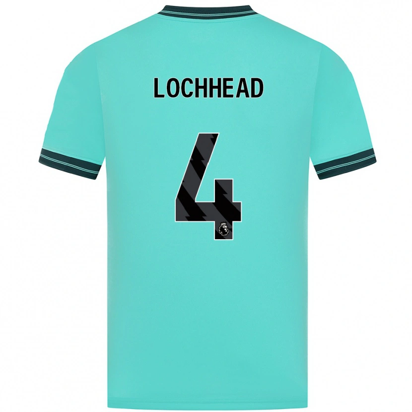 Danxen Heren Sebastian Lochhead #4 Hemelsblauw Groen Uitshirt Uittenue 2025/26 T-Shirt