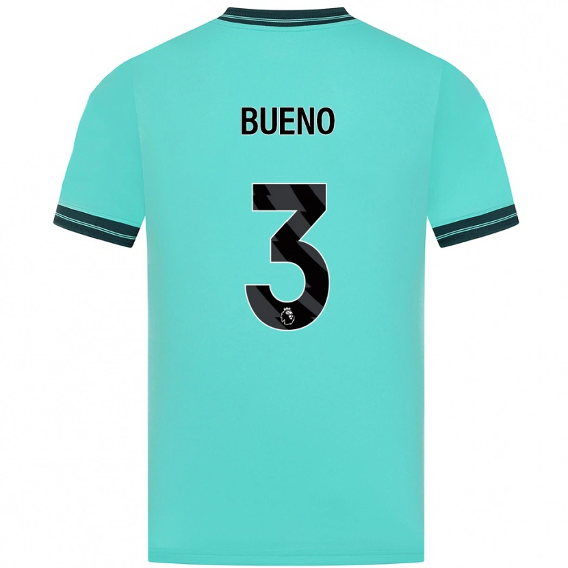 Danxen Heren Hugo Bueno #3 Hemelsblauw Groen Uitshirt Uittenue 2025/26 T-Shirt