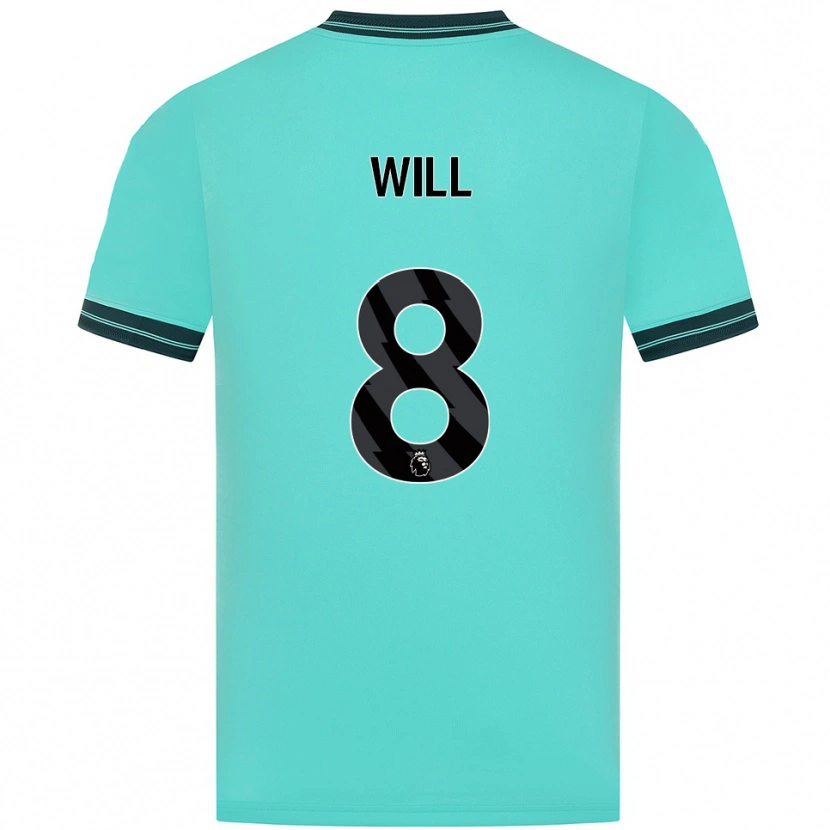 Danxen Heren Merrick Will #8 Hemelsblauw Groen Uitshirt Uittenue 2025/26 T-Shirt