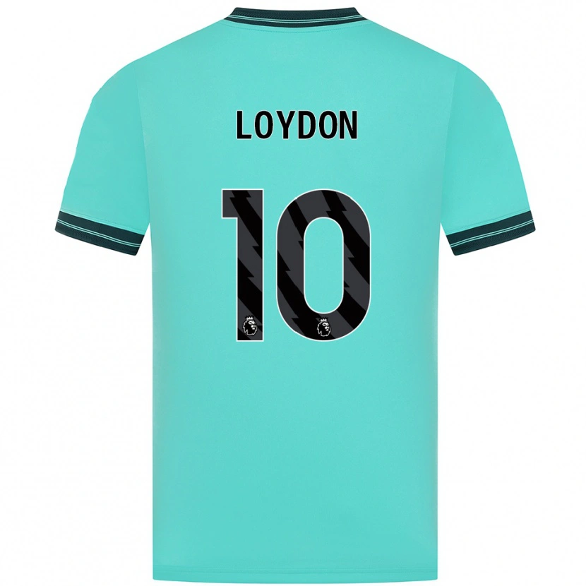 Danxen Heren Abi Loydon #10 Hemelsblauw Groen Uitshirt Uittenue 2025/26 T-Shirt