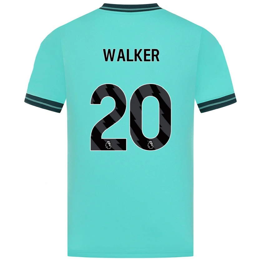 Danxen Heren Lowri Walker #20 Hemelsblauw Groen Uitshirt Uittenue 2025/26 T-Shirt