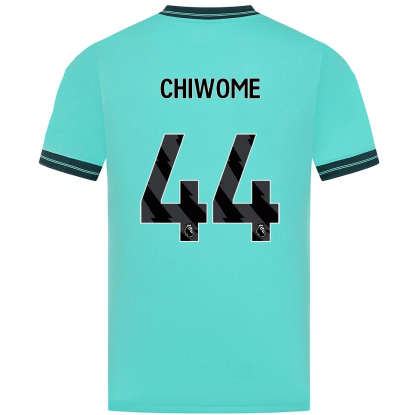 Danxen Heren Leon Chiwome #44 Hemelsblauw Groen Uitshirt Uittenue 2025/26 T-Shirt