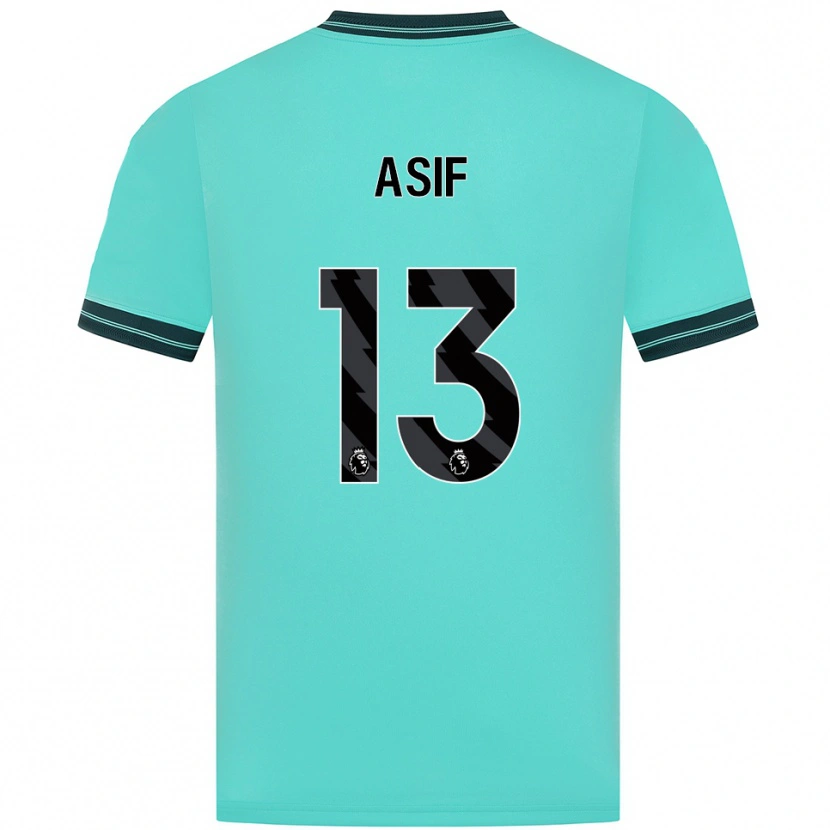 Danxen Heren Daston Asif #13 Hemelsblauw Groen Uitshirt Uittenue 2025/26 T-Shirt