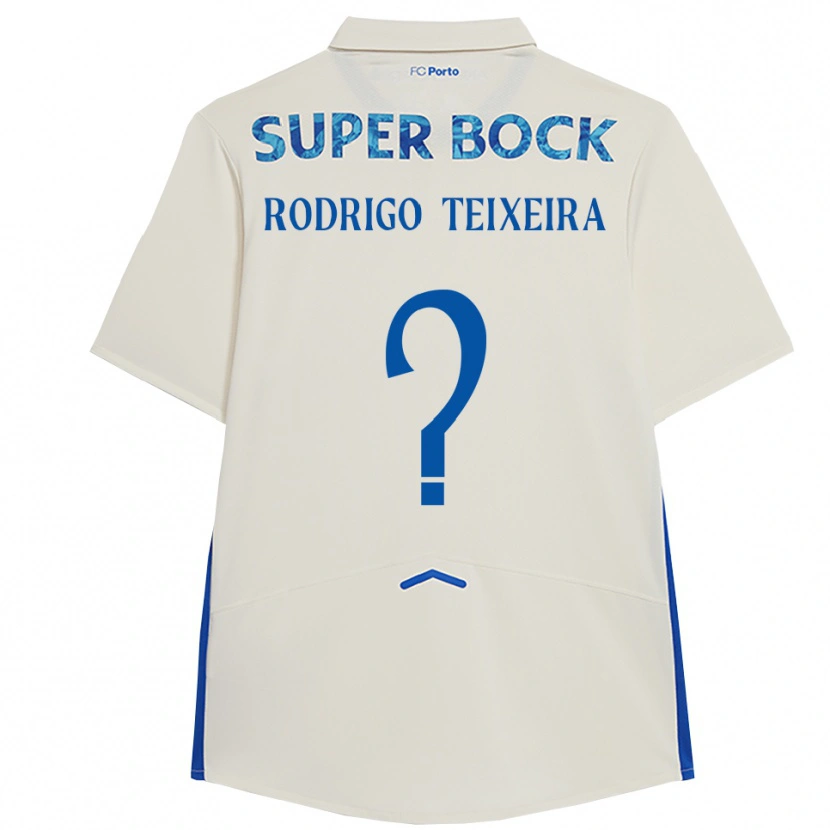 Danxen Heren Rodrigo Teixeira #0 Wit Blauw Thuisshirt Derde Tenue 2025/26 T-Shirt
