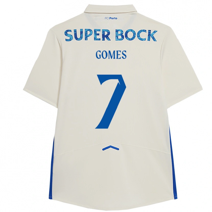 Danxen Heren William Gomes #7 Wit Blauw Thuisshirt Derde Tenue 2025/26 T-Shirt