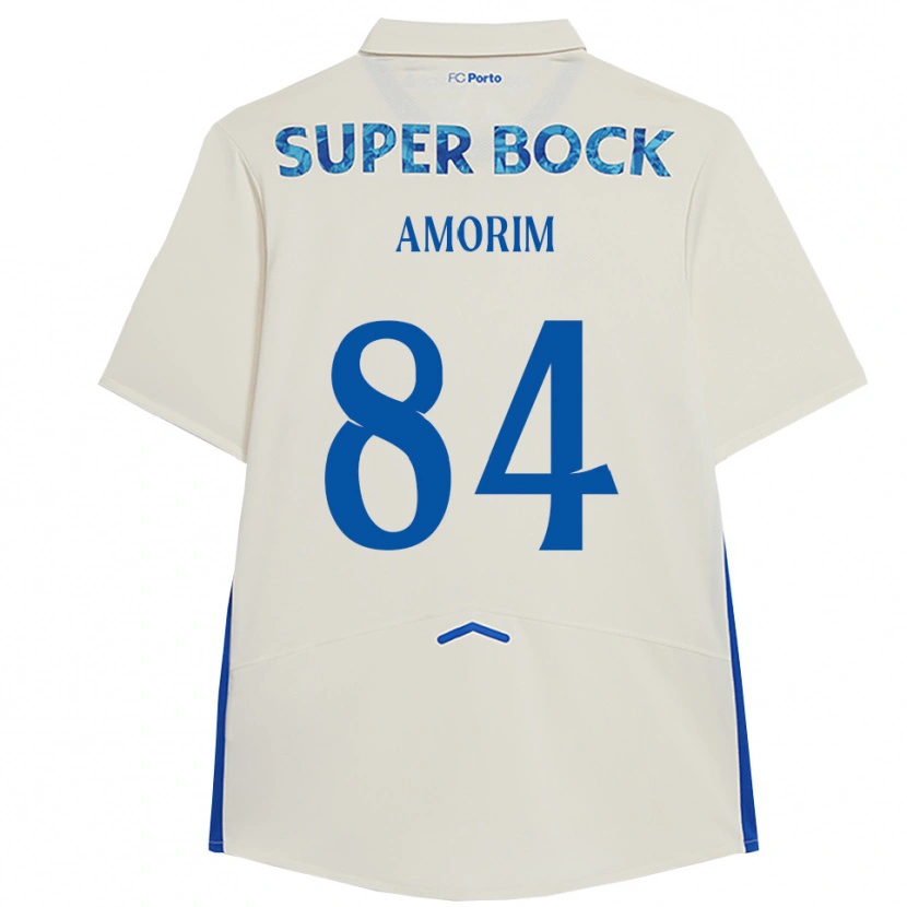 Danxen Heren Beatriz Amorim #84 Wit Blauw Thuisshirt Derde Tenue 2025/26 T-Shirt
