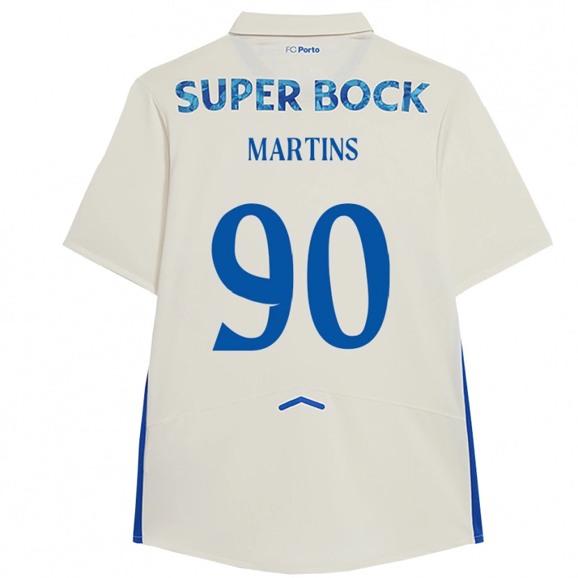 Danxen Heren Gil Martins #90 Wit Blauw Thuisshirt Derde Tenue 2025/26 T-Shirt