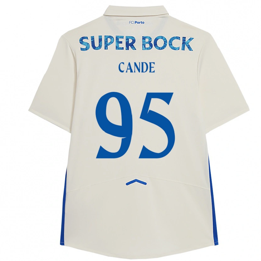 Danxen Heren Anhá Cande #95 Wit Blauw Thuisshirt Derde Tenue 2025/26 T-Shirt