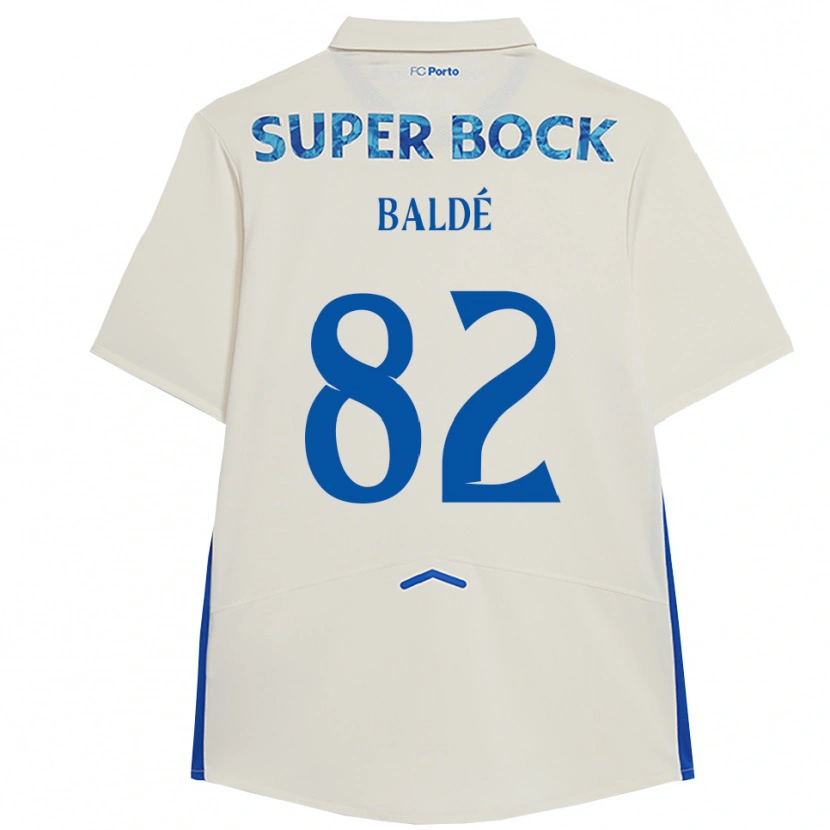 Danxen Heren Alfa Baldé #82 Wit Blauw Thuisshirt Derde Tenue 2025/26 T-Shirt