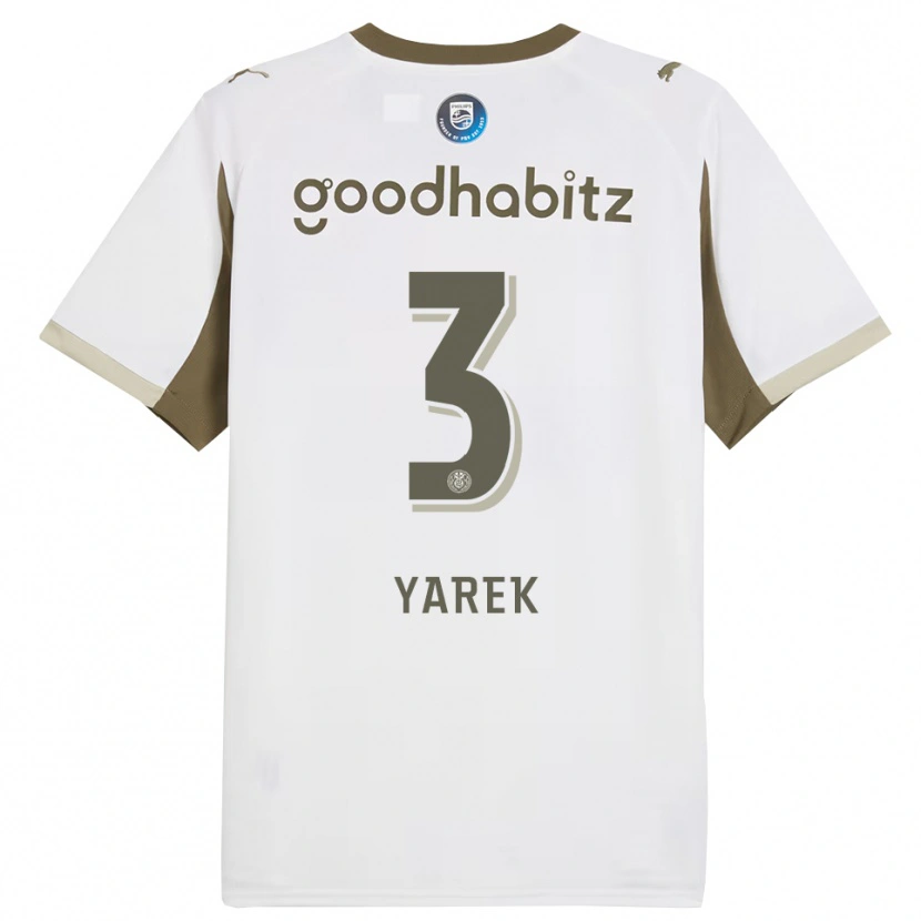 Danxen Heren Yarek Gasiorowski #3 Wit Grijs Thuisshirt Derde Tenue 2025/26 T-Shirt
