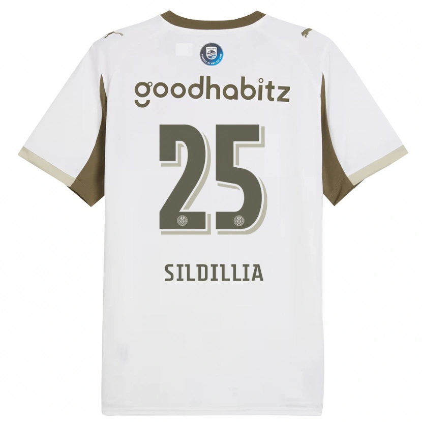 Danxen Heren Kiliann Sildillia #25 Wit Grijs Thuisshirt Derde Tenue 2025/26 T-Shirt
