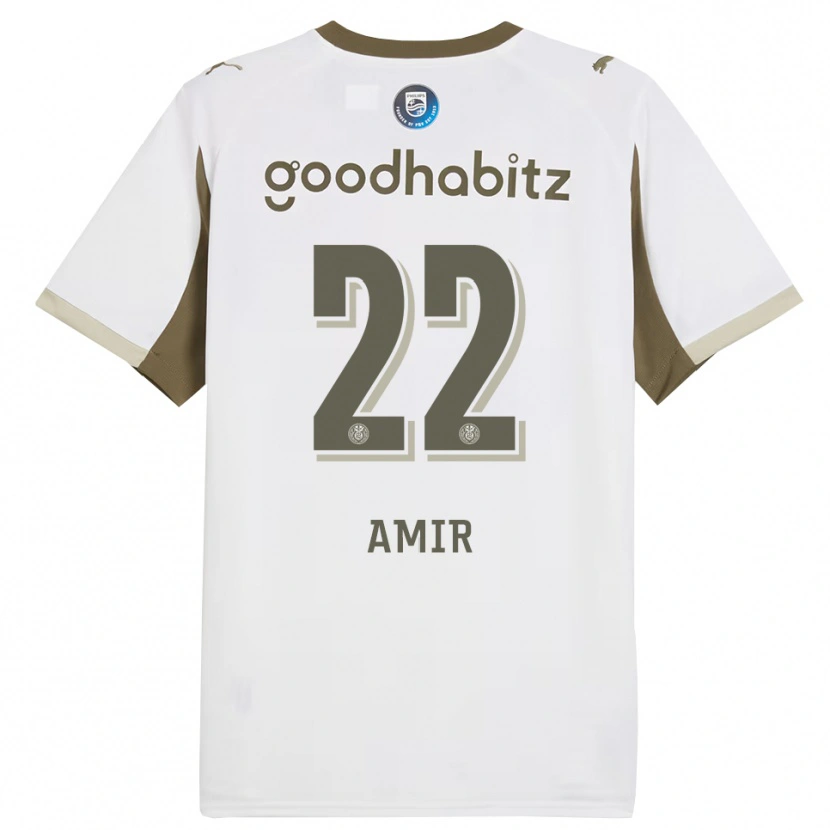 Danxen Heren Amir Al-Anany #22 Wit Grijs Thuisshirt Derde Tenue 2025/26 T-Shirt