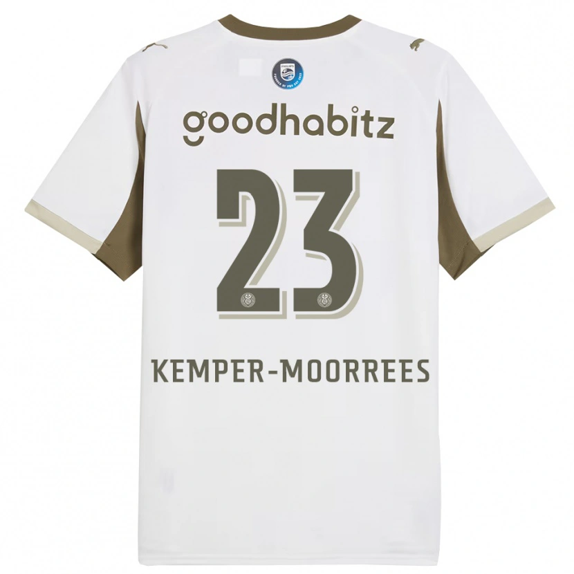 Danxen Heren Myrthe Kemper-Moorrees #23 Wit Grijs Thuisshirt Derde Tenue 2025/26 T-Shirt