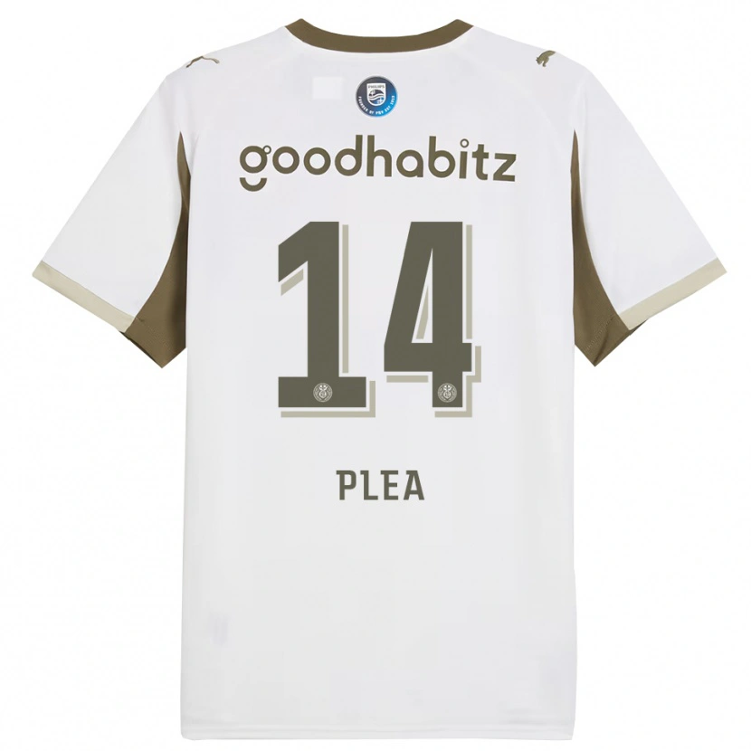 Danxen Heren Alassane Pléa #14 Wit Grijs Thuisshirt Derde Tenue 2025/26 T-Shirt