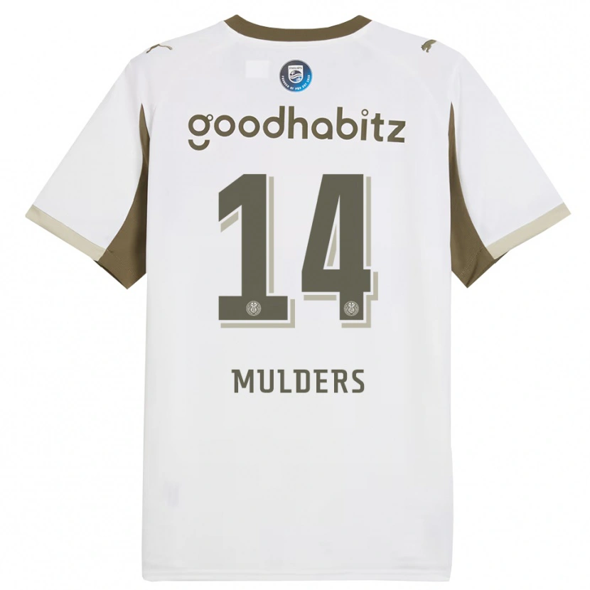 Danxen Heren Boet Mulders #14 Wit Grijs Thuisshirt Derde Tenue 2025/26 T-Shirt