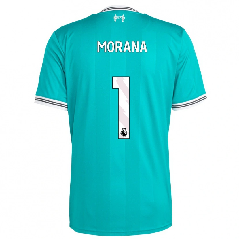 Danxen Heren Nathan Morana #1 Groen Wit Thuisshirt Derde Tenue 2025/26 T-Shirt