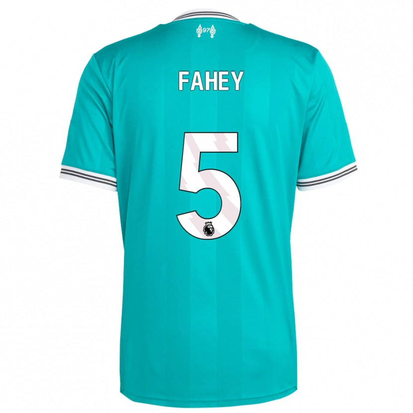 Danxen Heren Niamh Fahey #5 Groen Wit Thuisshirt Derde Tenue 2025/26 T-Shirt