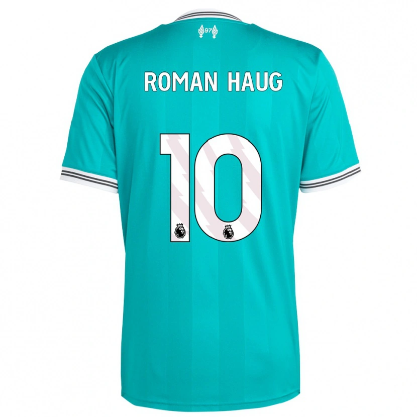 Danxen Heren Sophie Román Haug #10 Groen Wit Thuisshirt Derde Tenue 2025/26 T-Shirt