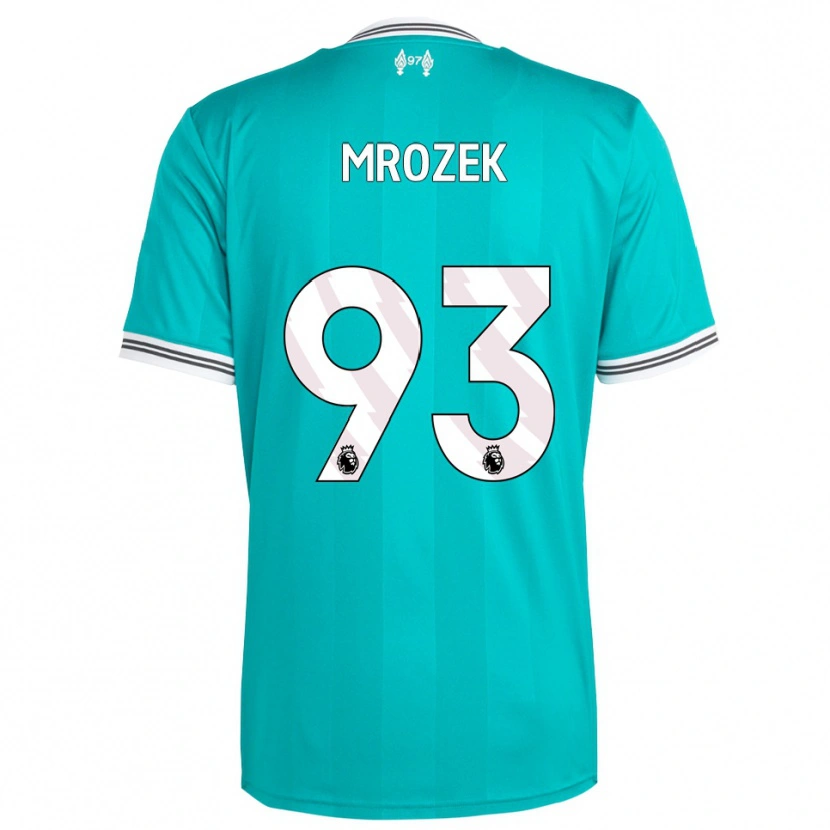 Danxen Heren Fabian Mrozek #93 Groen Wit Thuisshirt Derde Tenue 2025/26 T-Shirt