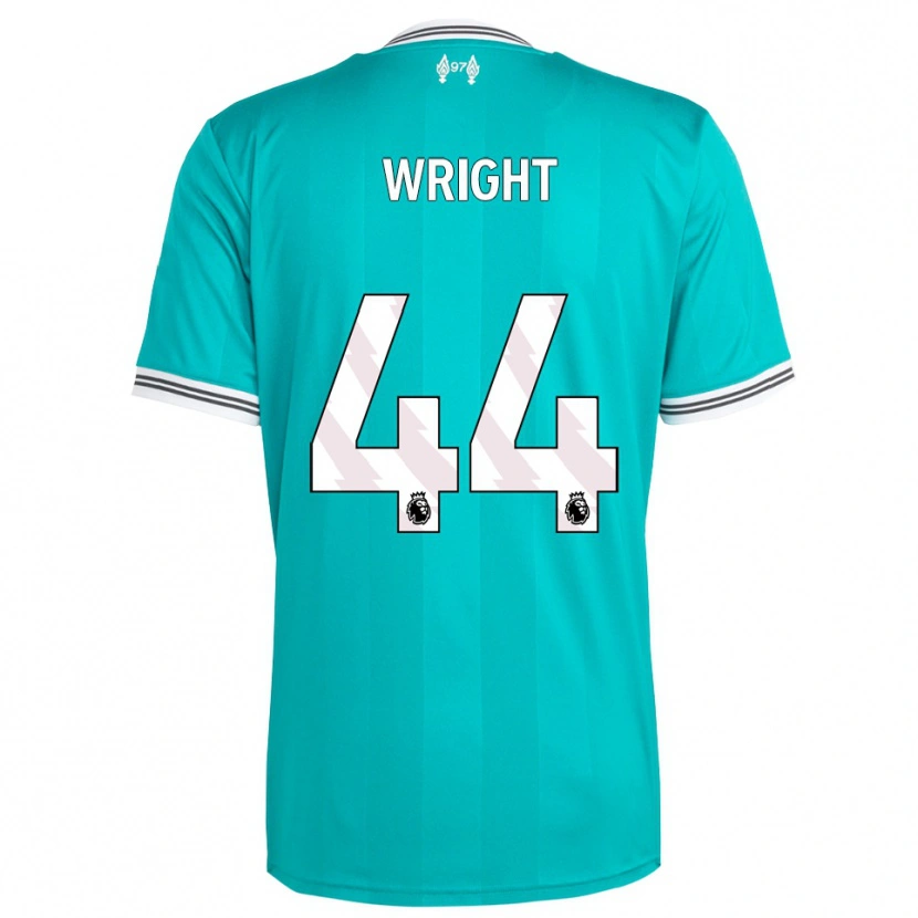 Danxen Heren Will Wright #44 Groen Wit Thuisshirt Derde Tenue 2025/26 T-Shirt
