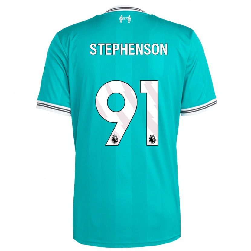 Danxen Heren Luca Stephenson #91 Groen Wit Thuisshirt Derde Tenue 2025/26 T-Shirt