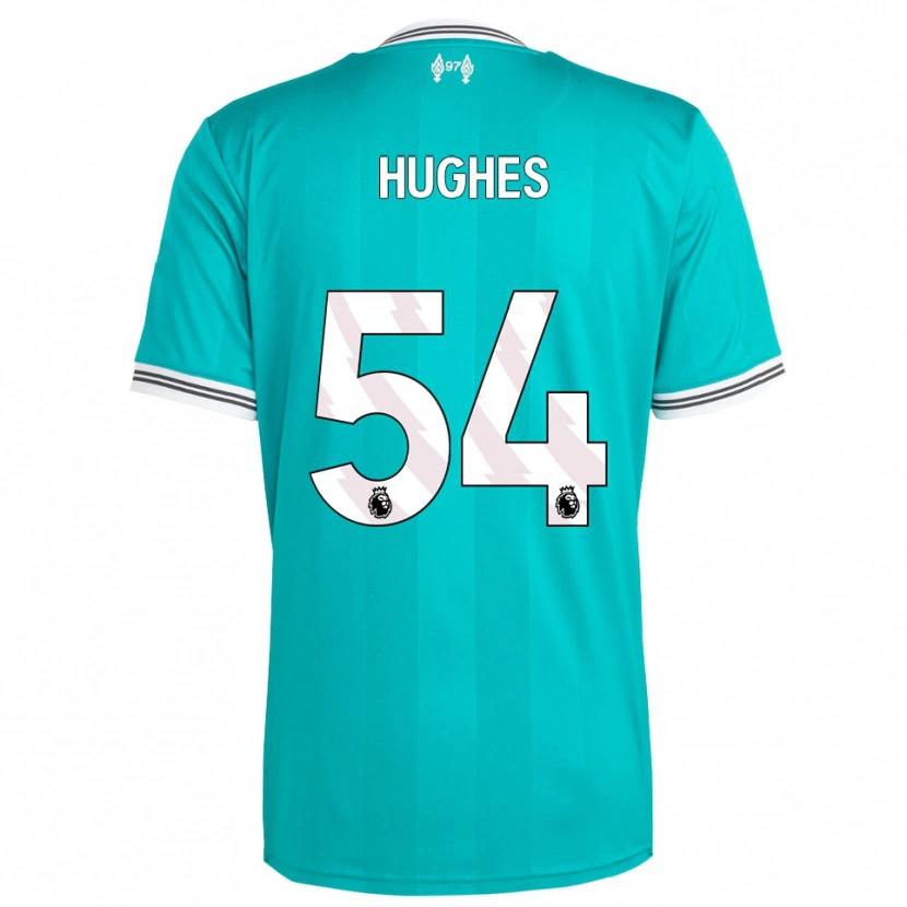 Danxen Heren Liam Hughes #54 Groen Wit Thuisshirt Derde Tenue 2025/26 T-Shirt