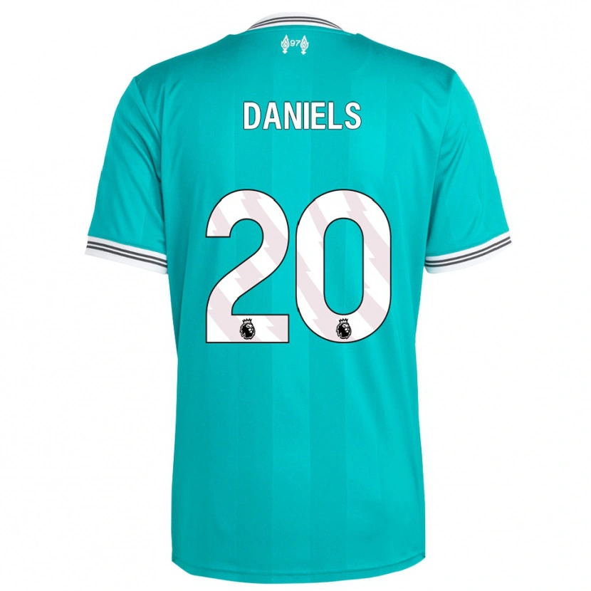 Danxen Heren Yana Daniels #20 Groen Wit Thuisshirt Derde Tenue 2025/26 T-Shirt