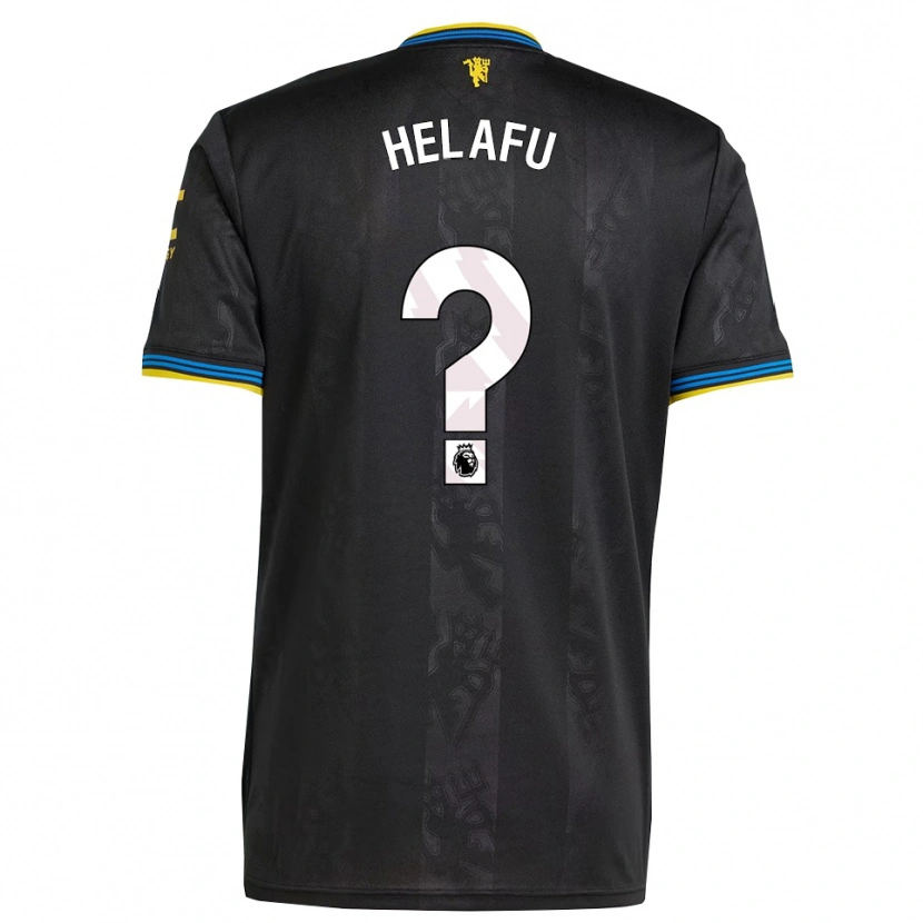 Danxen Heren Yuel Helafu #0 Zwart Geel Blauw Thuisshirt Derde Tenue 2025/26 T-Shirt