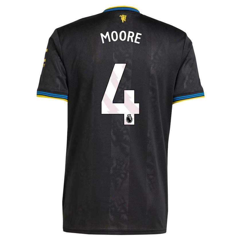 Danxen Heren Jade Moore #4 Zwart Geel Blauw Thuisshirt Derde Tenue 2025/26 T-Shirt