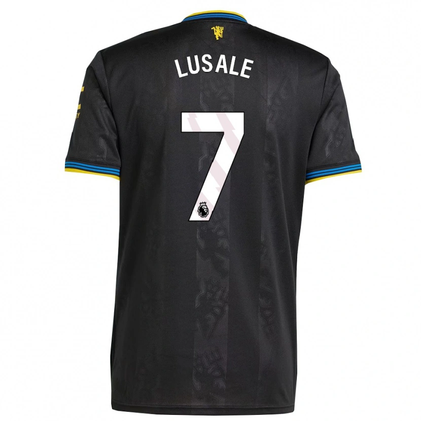 Danxen Heren Samuel Lusale #7 Zwart Geel Blauw Thuisshirt Derde Tenue 2025/26 T-Shirt