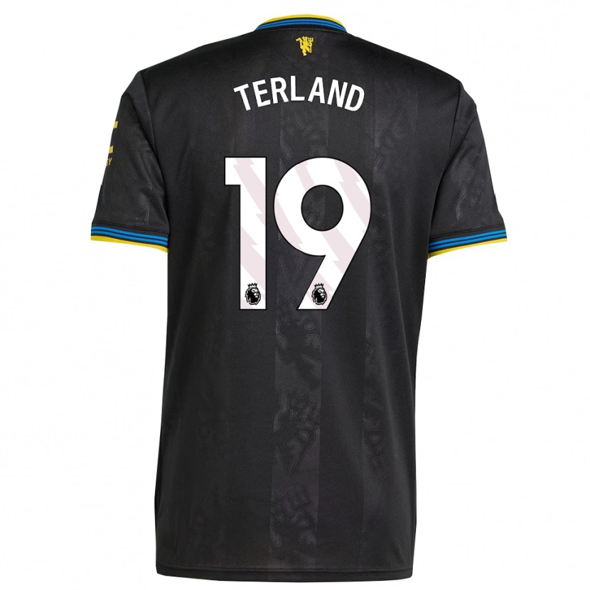 Danxen Heren Elisabeth Terland #19 Zwart Geel Blauw Thuisshirt Derde Tenue 2025/26 T-Shirt