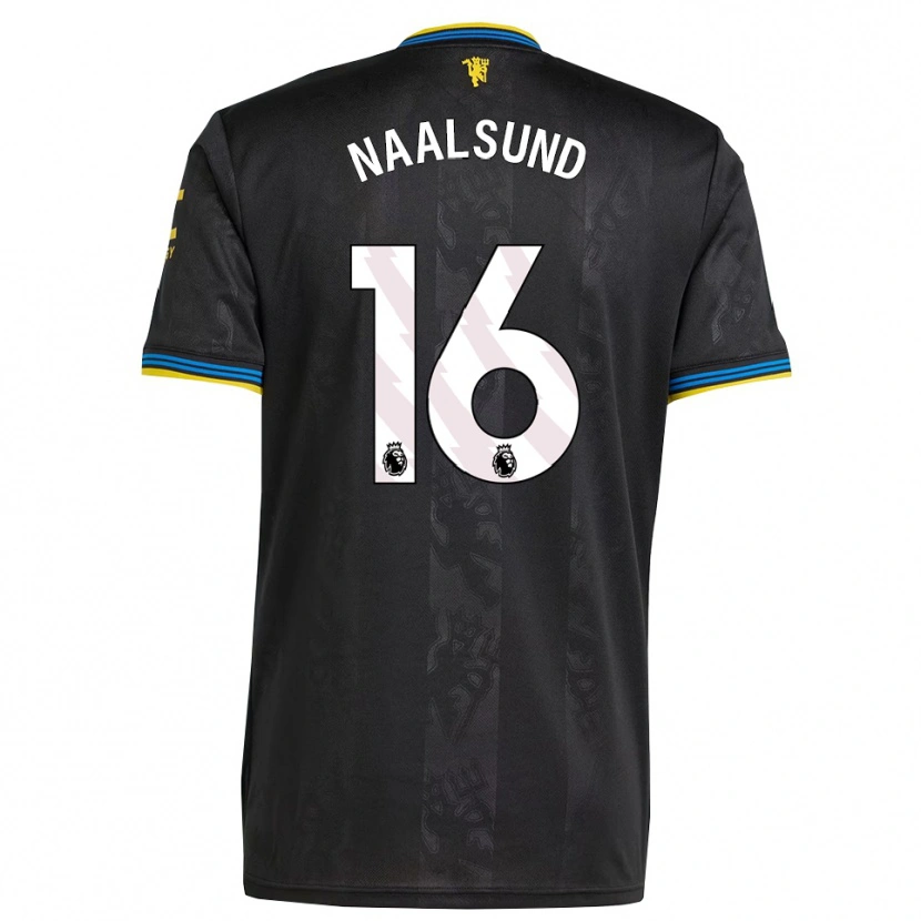 Danxen Heren Lisa Naalsund #16 Zwart Geel Blauw Thuisshirt Derde Tenue 2025/26 T-Shirt