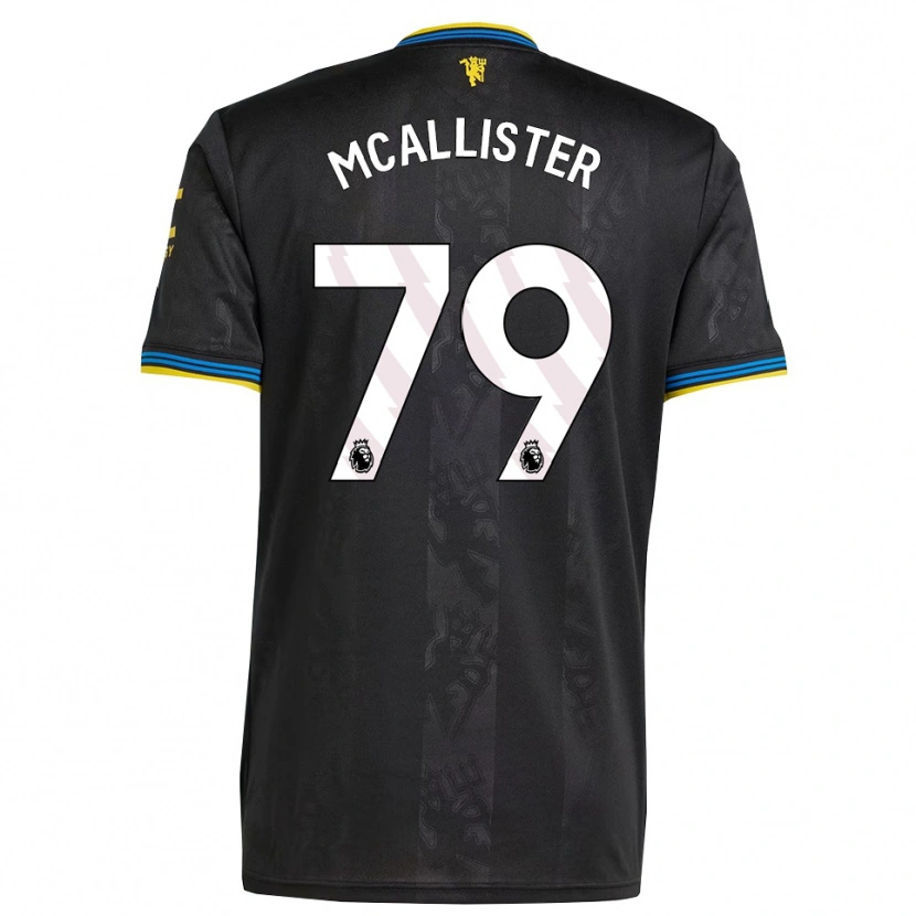 Danxen Heren Finley Mcallister #79 Zwart Geel Blauw Thuisshirt Derde Tenue 2025/26 T-Shirt