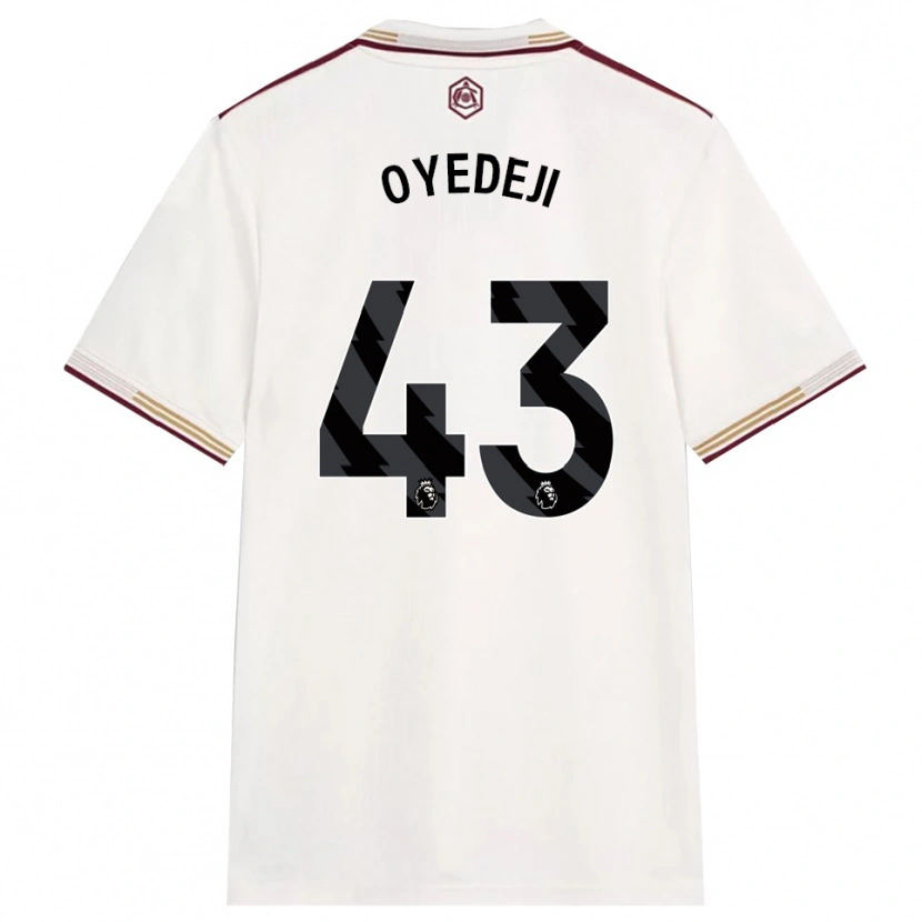 Danxen Heren Nathan Butler Oyedeji #43 Gebroken Wit Bourgondisch Thuisshirt Derde Tenue 2025/26 T-Shirt