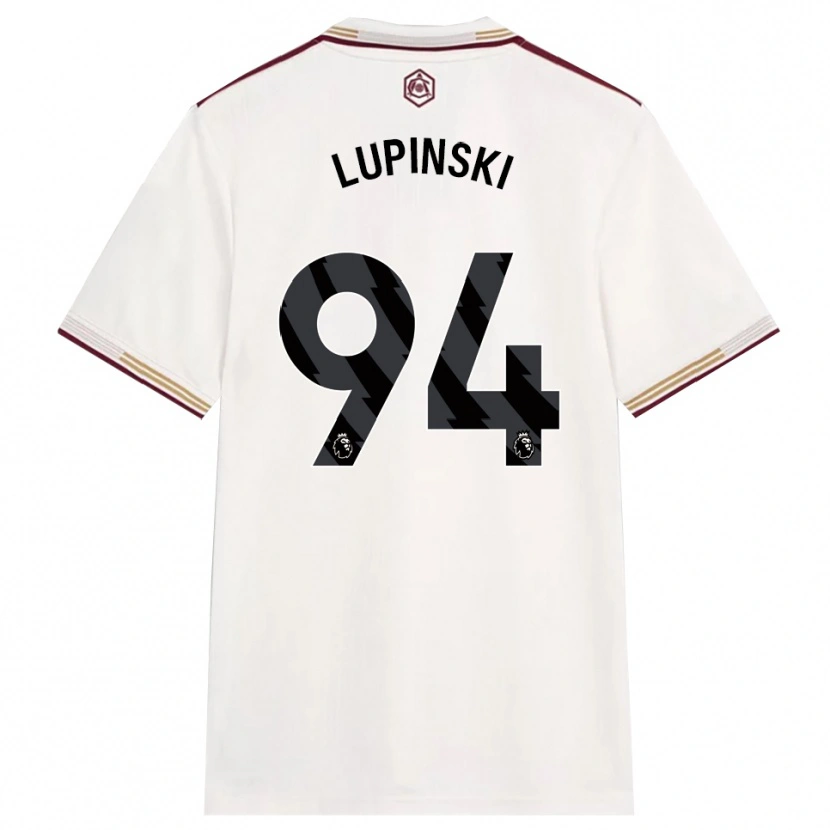 Danxen Heren Remi Lupinski #94 Gebroken Wit Bourgondisch Thuisshirt Derde Tenue 2025/26 T-Shirt