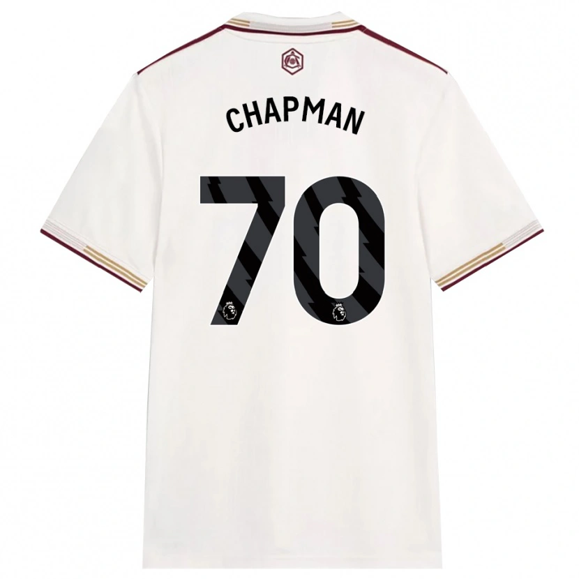 Danxen Heren Samuel Chapman #70 Gebroken Wit Bourgondisch Thuisshirt Derde Tenue 2025/26 T-Shirt